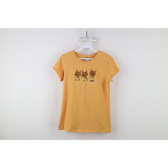 Vintage Y2K Jim Benton Womens Large Babydoll Bear It's All About Me T-Shirt - Picture 1 of 12